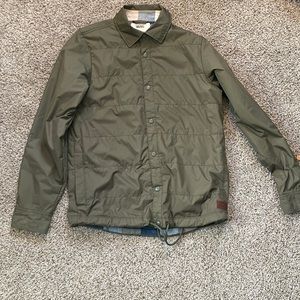 Vans lightweight jacket with flannel interior SIZE XS